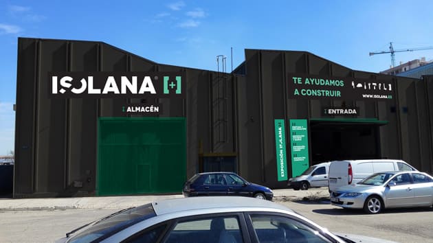 Almacén de materiales de construcción - Isolana Zaragoza