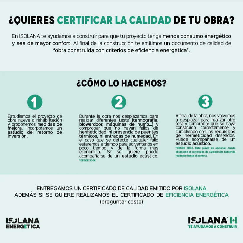 Certificar calidad de obra