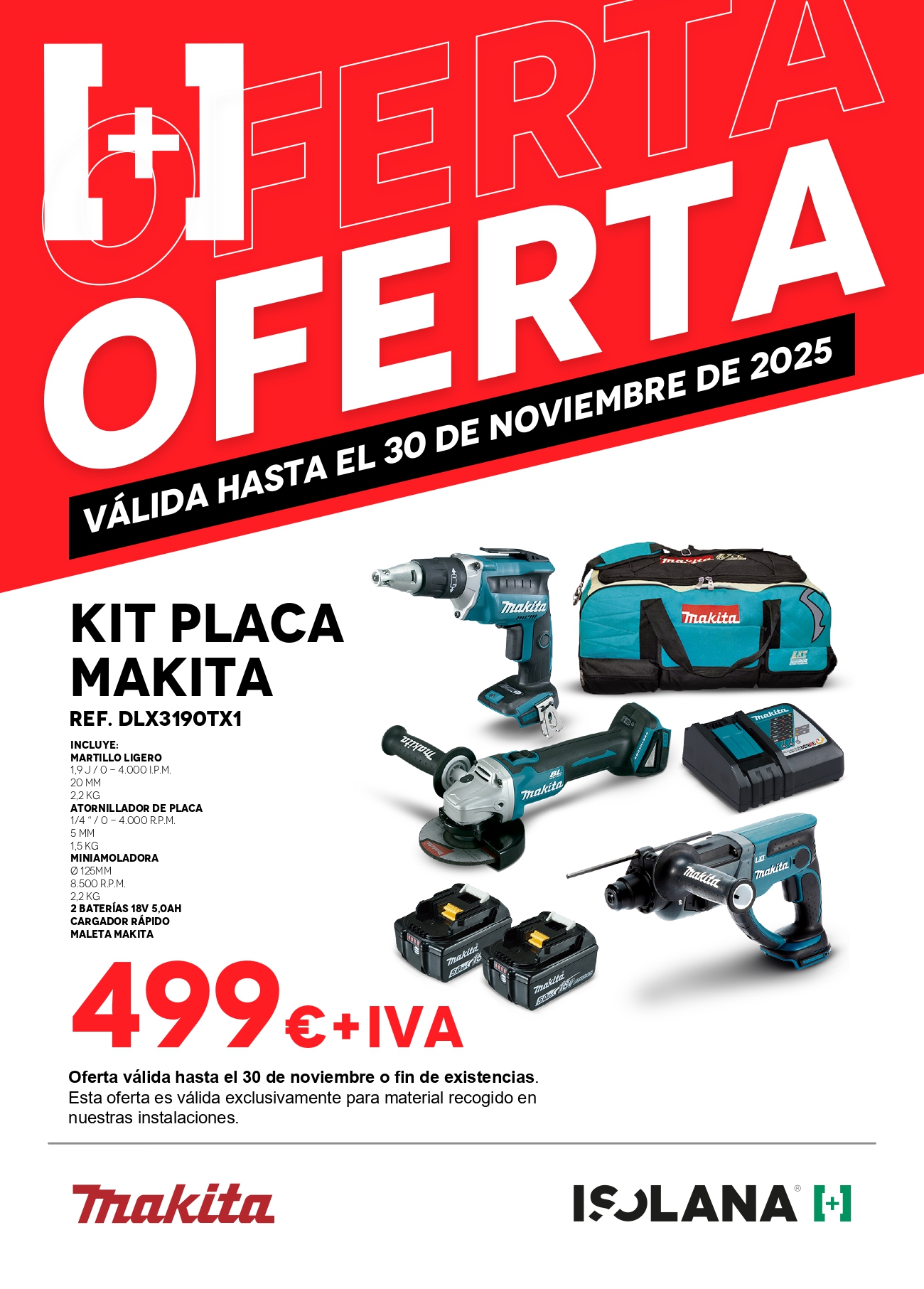Oferta: Kit Placa Makita