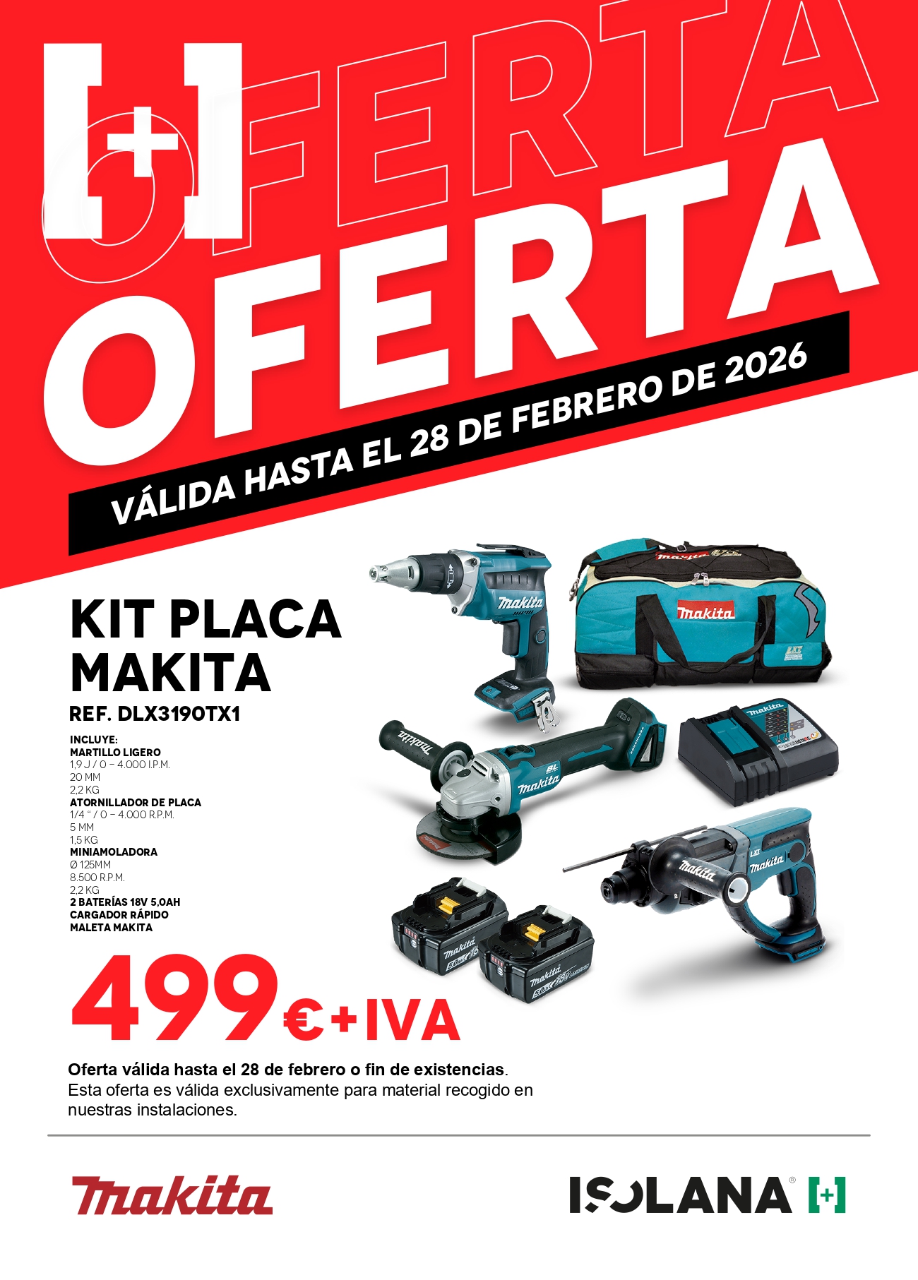Oferta: Kit Placa Makita