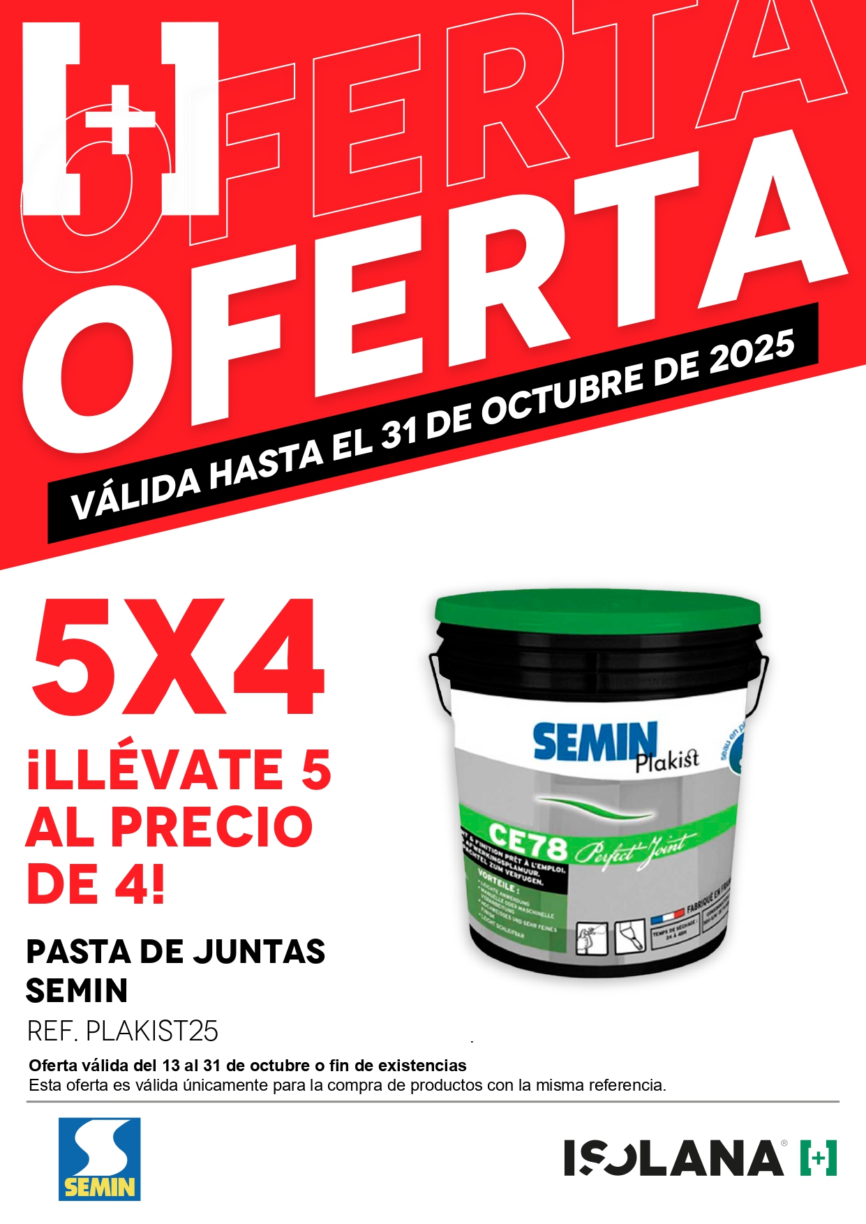Oferta: Pasta de Juntas SEMIN