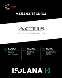 Jornada técnica ACTIS en Isolana Alcobendas [13 de mayo 2026]