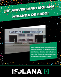 Isolana Miranda de Ebro - Aniversario