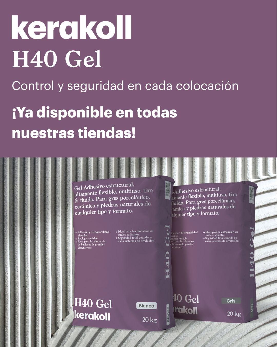 H40 Gel - Kerakoll