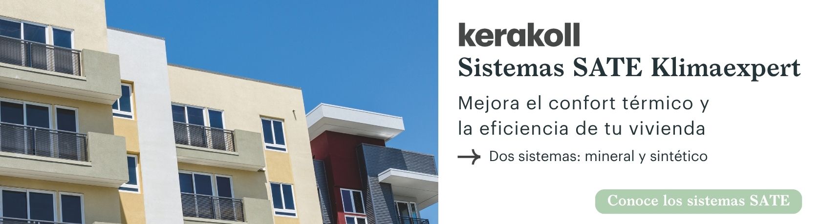 Sistemas SATE Klimaexpert de Kerakoll